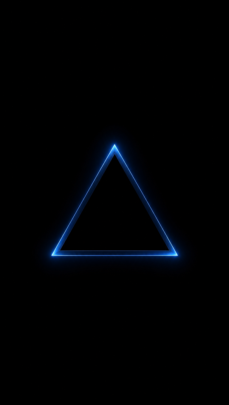 AMOLED Blue Pulse phone wallpaper