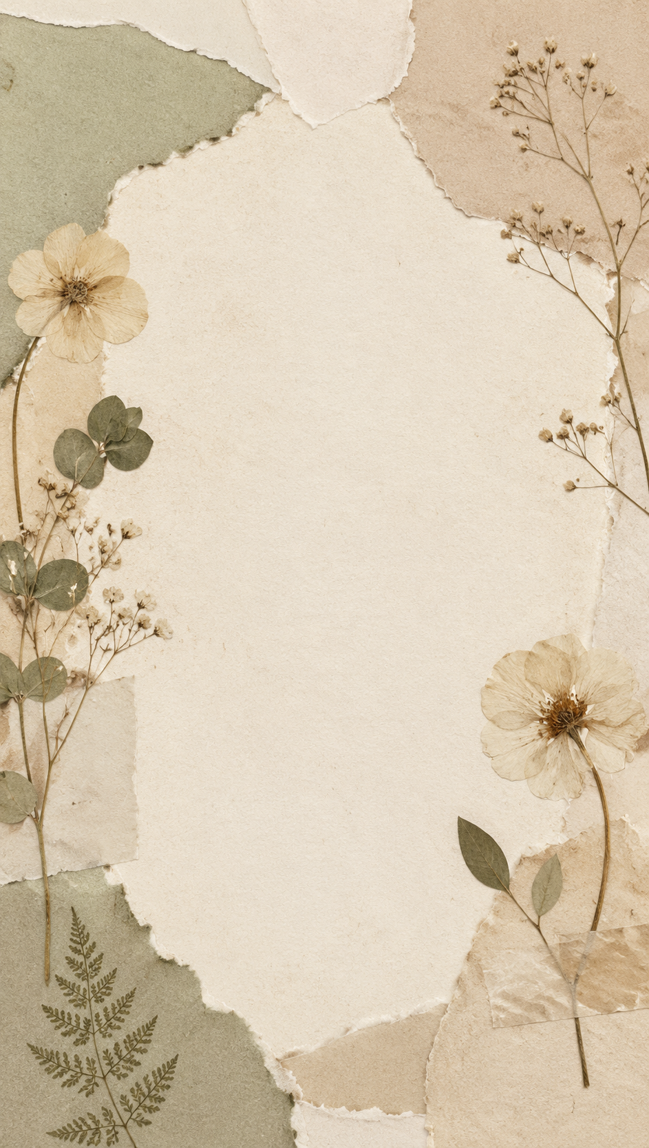 Analog Paper Flower phone wallpaper