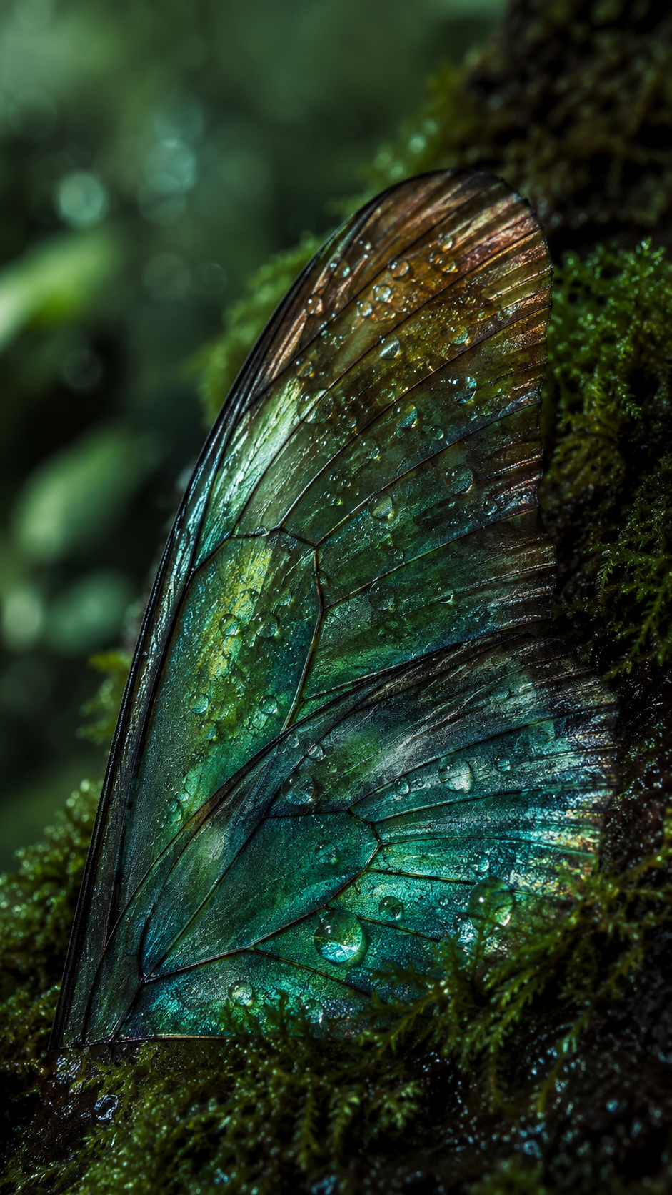 Butterfly Wing Moss phone wallpaper