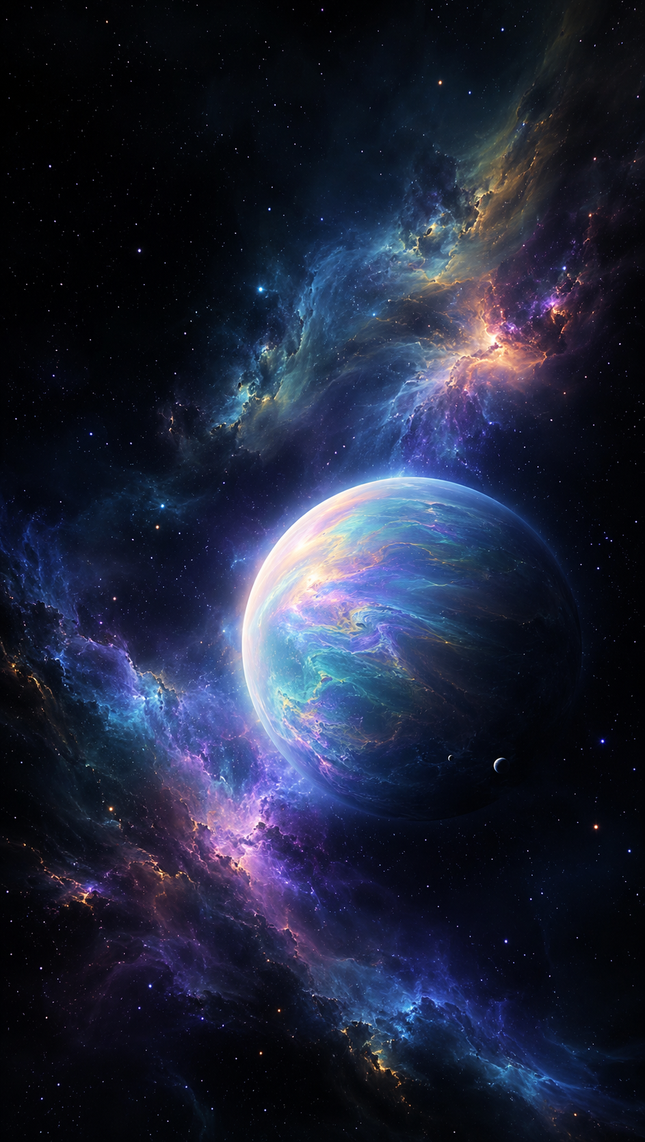 Cosmic Drift phone wallpaper