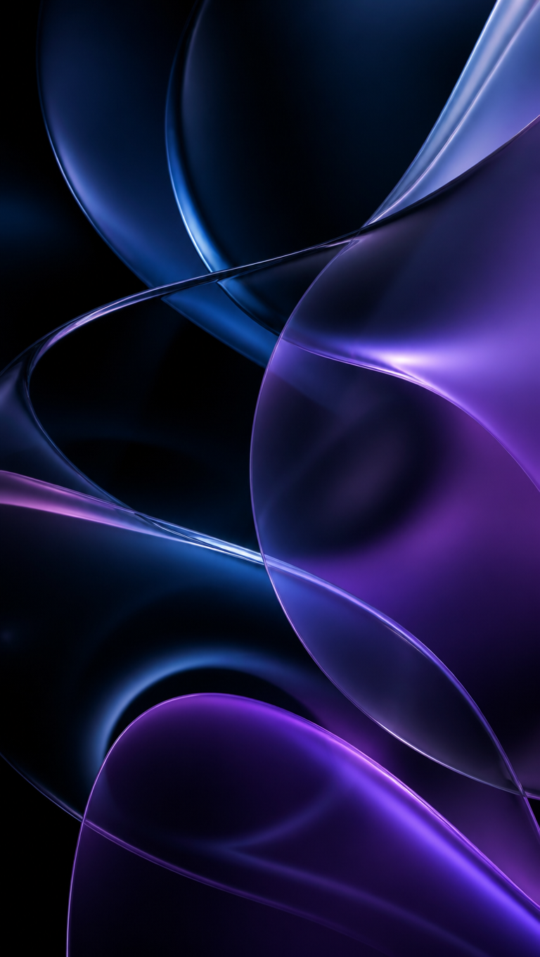 Liquid Glass Shadow phone wallpaper