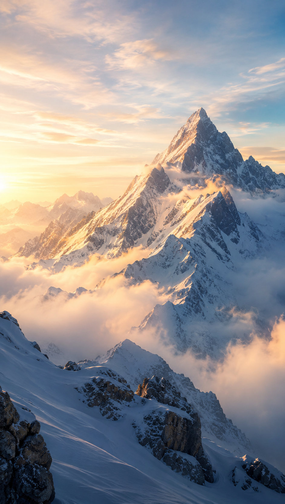 Snow Peak Dream Loop phone wallpaper